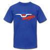 Amarillo Wranglers Logo T-Shirt (Premium) - royal blue