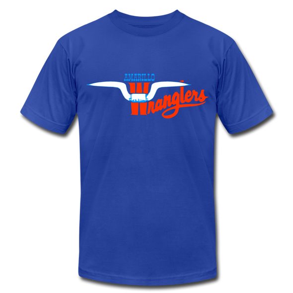 Amarillo Wranglers Logo T-Shirt (Premium) - royal blue