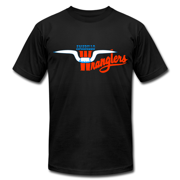 Amarillo Wranglers Logo T-Shirt (Premium) - black