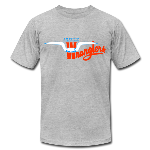 Amarillo Wranglers Logo T-Shirt (Premium) - heather gray