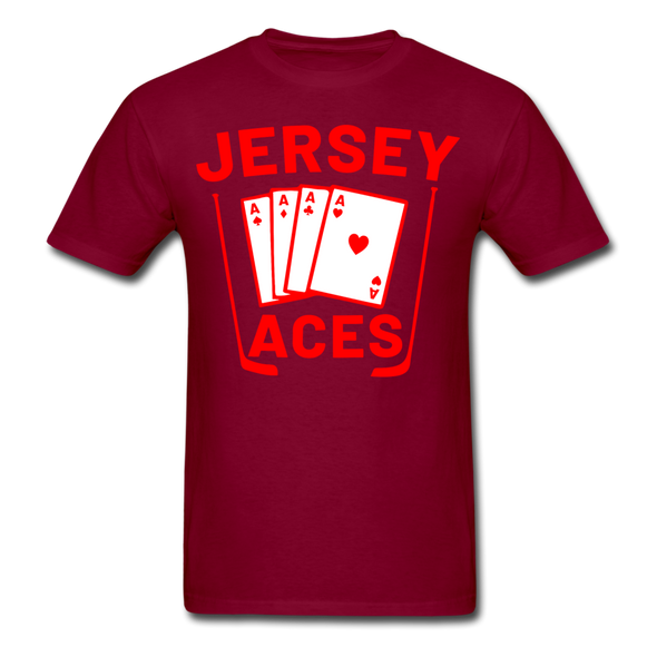 Jersey Aces T-Shirt - burgundy