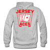 Jersey Aces Hoodie - heather gray