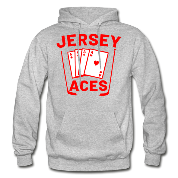 Jersey Aces Hoodie - heather gray