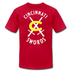 Cincinnati Swords T-Shirt (Premium) - red