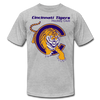 Cincinnati Tigers Logo T-Shirt (Premium) - heather gray