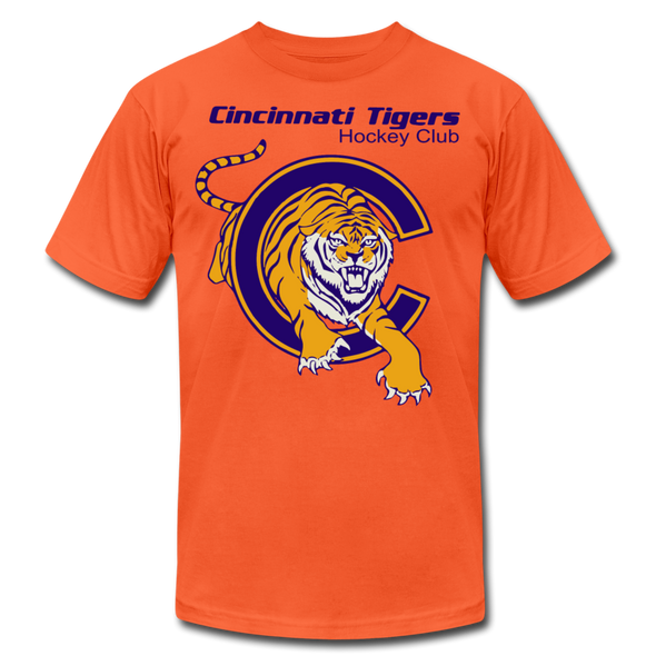 Cincinnati Tigers Logo T-Shirt (Premium) - orange