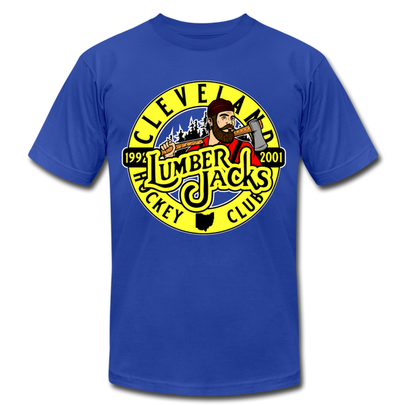 Cleveland Lumberjacks Circular Logo T-Shirt (Premium) - royal blue