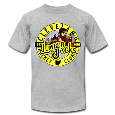 Cleveland Lumberjacks Circular Logo T-Shirt (Premium) - heather gray