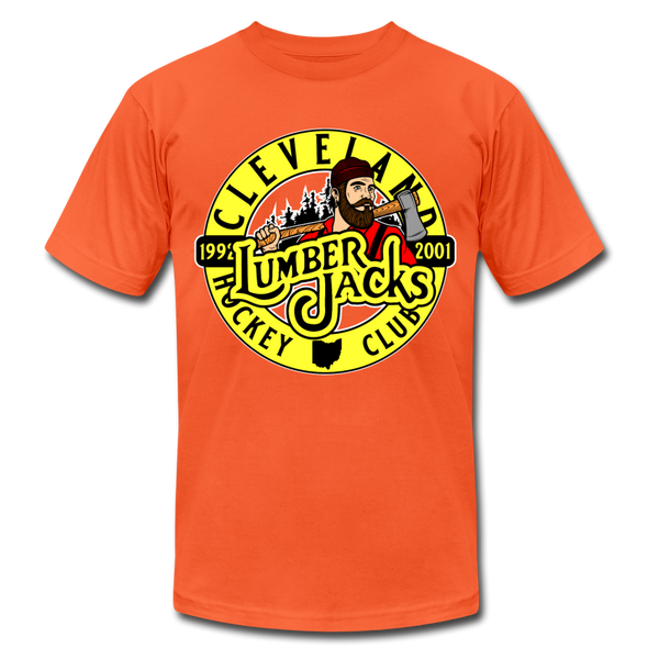 Cleveland Lumberjacks Circular Logo T-Shirt (Premium) - orange