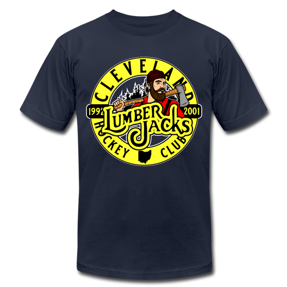 Cleveland Lumberjacks Circular Logo T-Shirt (Premium) - navy