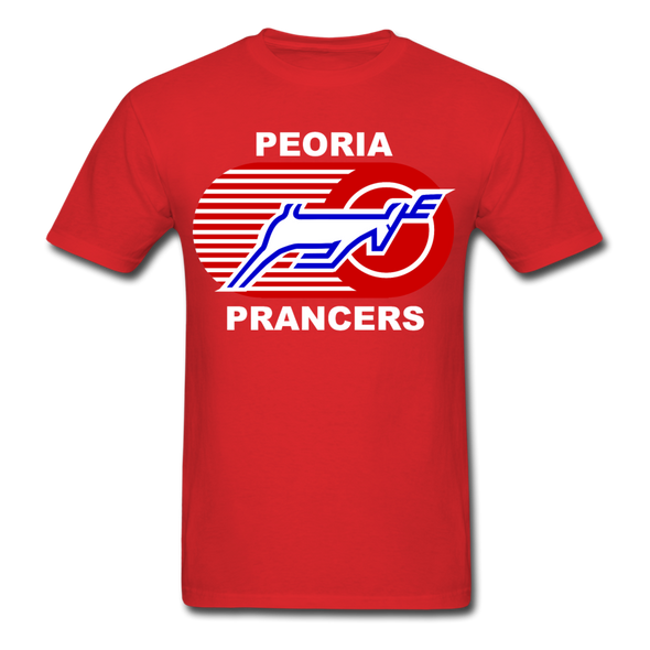 Peoria Prancers T-Shirt - red