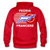 Peoria Prancers Hoodie - red