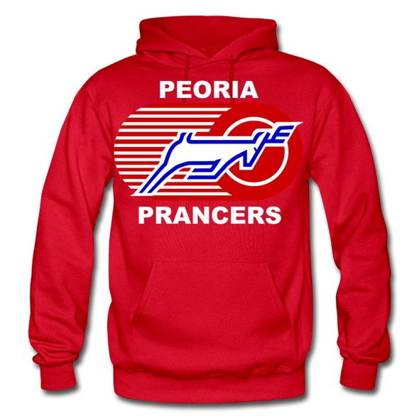 Peoria Prancers Hoodie - red