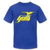 Hampton Gulls Yellow Design T-Shirt (Premium) - royal blue