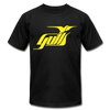 Hampton Gulls Yellow Design T-Shirt (Premium) - black