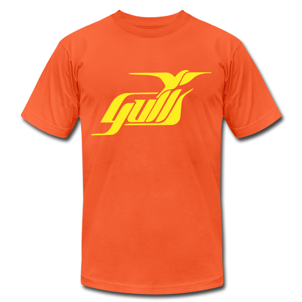 Hampton Gulls Yellow Design T-Shirt (Premium) - orange