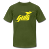 Hampton Gulls Yellow Design T-Shirt (Premium) - olive