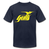 Hampton Gulls Yellow Design T-Shirt (Premium) - navy