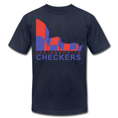 Indianapolis Checkers T-Shirt (Premium) - navy