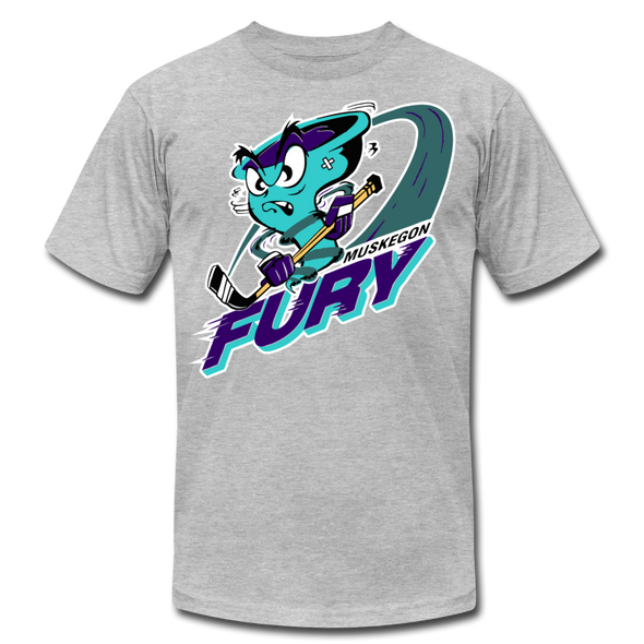 Muskegon Fury T-Shirt (Premium) - heather gray