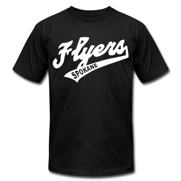 Spokane Flyers Script T-Shirt (Premium) - black