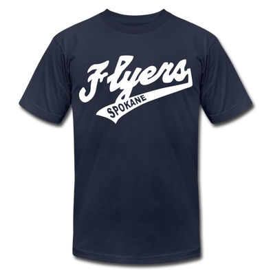 Spokane Flyers Script T-Shirt (Premium) - navy