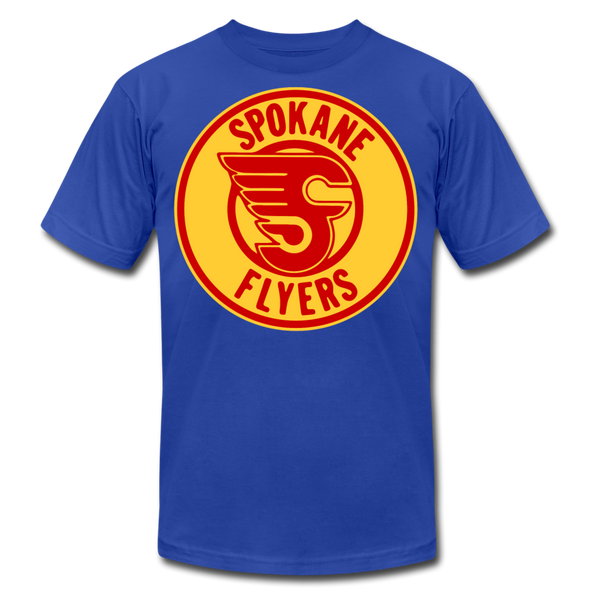 Spokane Flyers Red Design T-Shirt (Premium) - royal blue