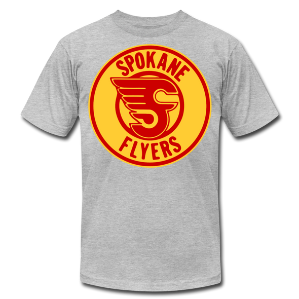 Spokane Flyers Red Design T-Shirt (Premium) - heather gray