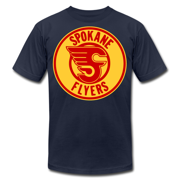 Spokane Flyers Red Design T-Shirt (Premium) - navy