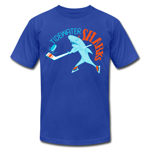 Tidewater Sharks T-Shirt (Premium) - royal blue