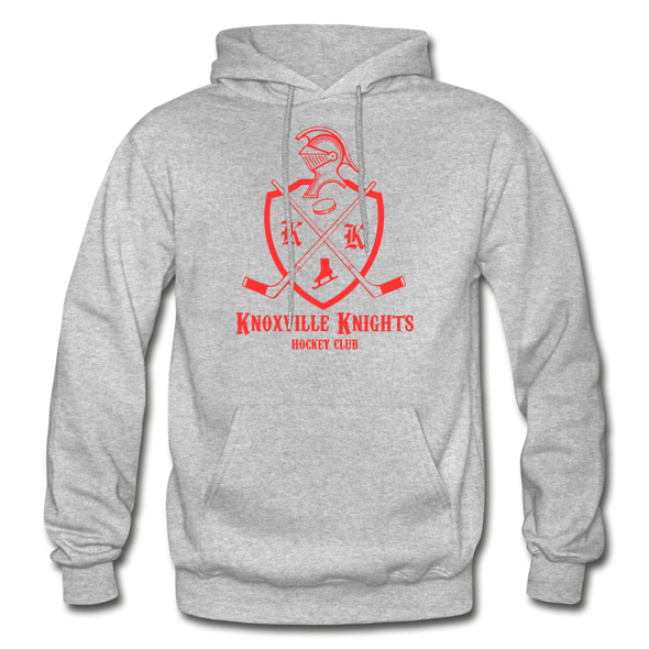 Knoxville Knights Coat of Arms Hoodie - heather gray