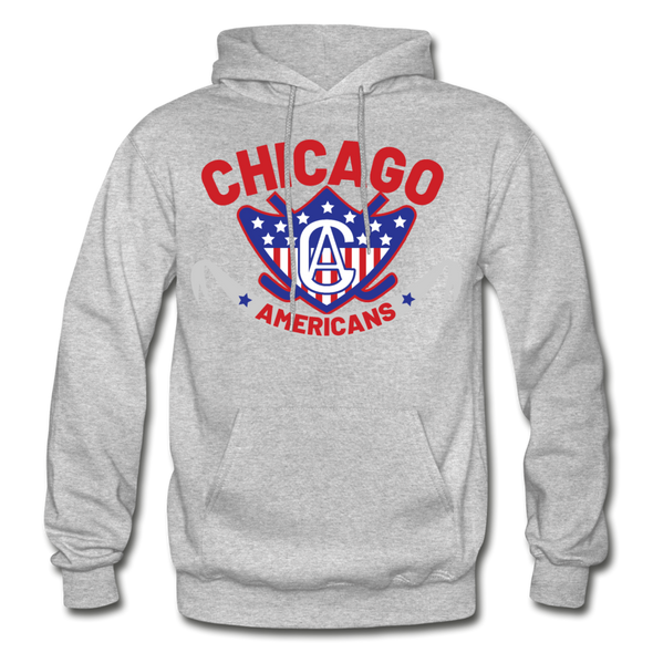 Chicago Americans Hoodie - heather gray