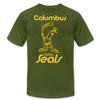 Columbus Golden Seals T-Shirt (Premium) - olive