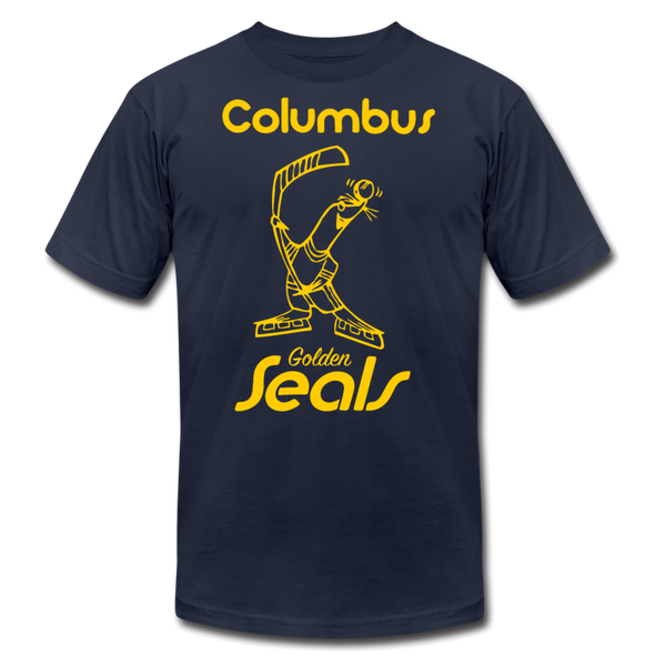 Columbus Golden Seals T-Shirt (Premium) - navy