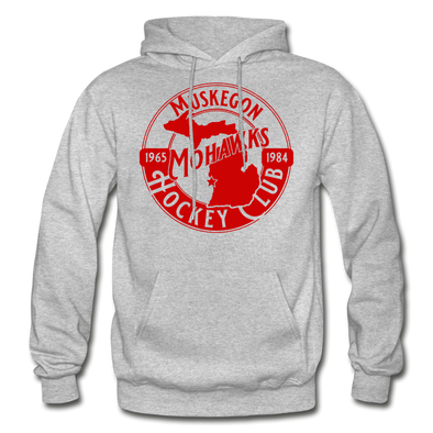 Muskegon Mohawks Hoodie - heather gray