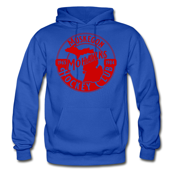 Muskegon Mohawks Hoodie - royal blue