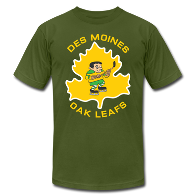 Des Moines Oak Leafs T-Shirt (Premium Lightweight) - olive