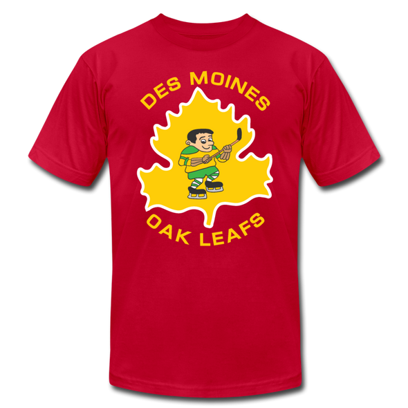 Des Moines Oak Leafs T-Shirt (Premium Lightweight) - red