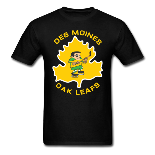 Des Moines Oak Leafs T-Shirt - black