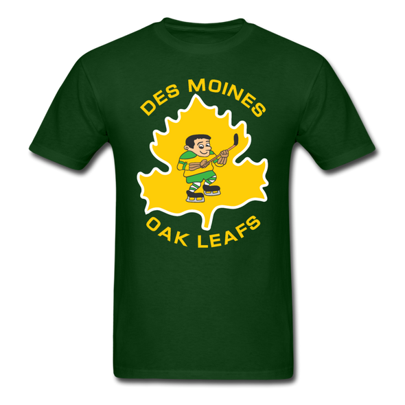 Des Moines Oak Leafs T-Shirt - forest green