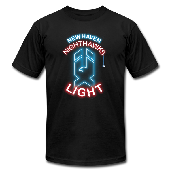 New Haven Nighthawks Light T-Shirt (Premium Lightweight) - black