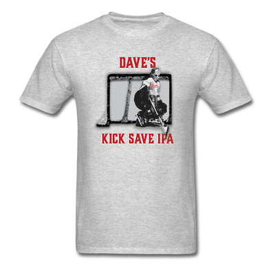 Dave's Kick Save IPA T-Shirt - heather gray