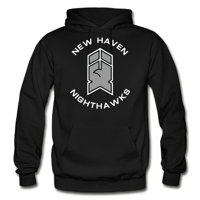 New Haven Nighthawks 1990s Hoodie - black