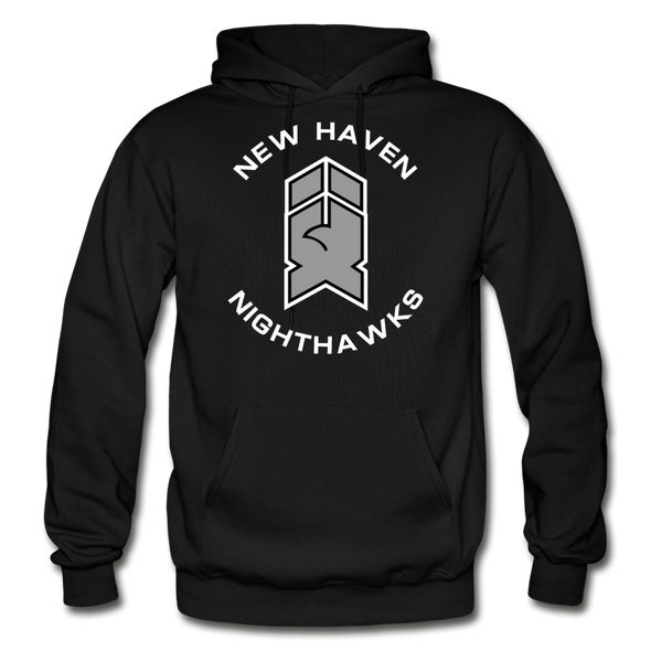 New Haven Nighthawks 1990s Hoodie - black