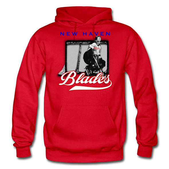 New Haven Blades Goalie Hoodie - red