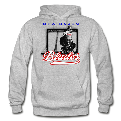 New Haven Blades Goalie Hoodie - heather gray