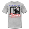 New Haven Blades Goalie T-Shirt (Premium Lightweight) - heather gray