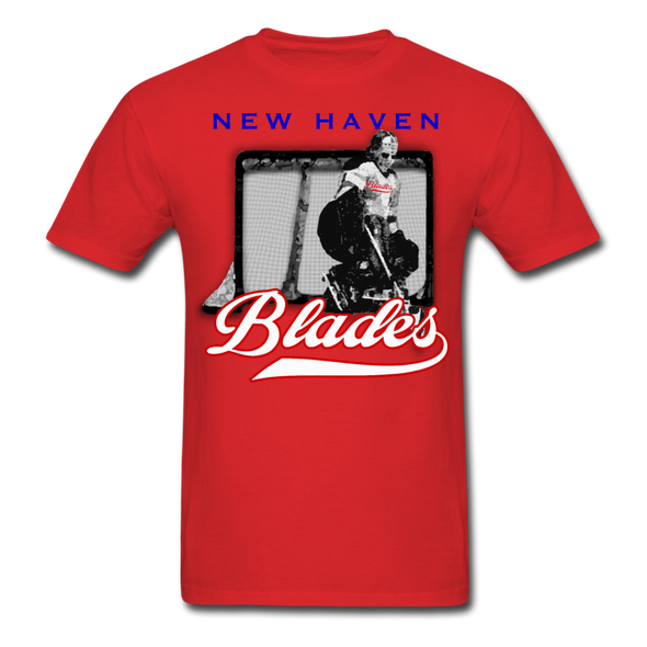 New Haven Blades Goalie T-Shirt - red