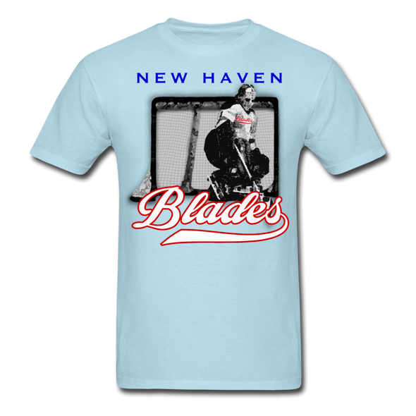 New Haven Blades Goalie T-Shirt - powder blue