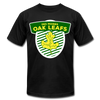 Des Moines Oak Leafs Shield T-Shirt (Premium Lightweight) - black